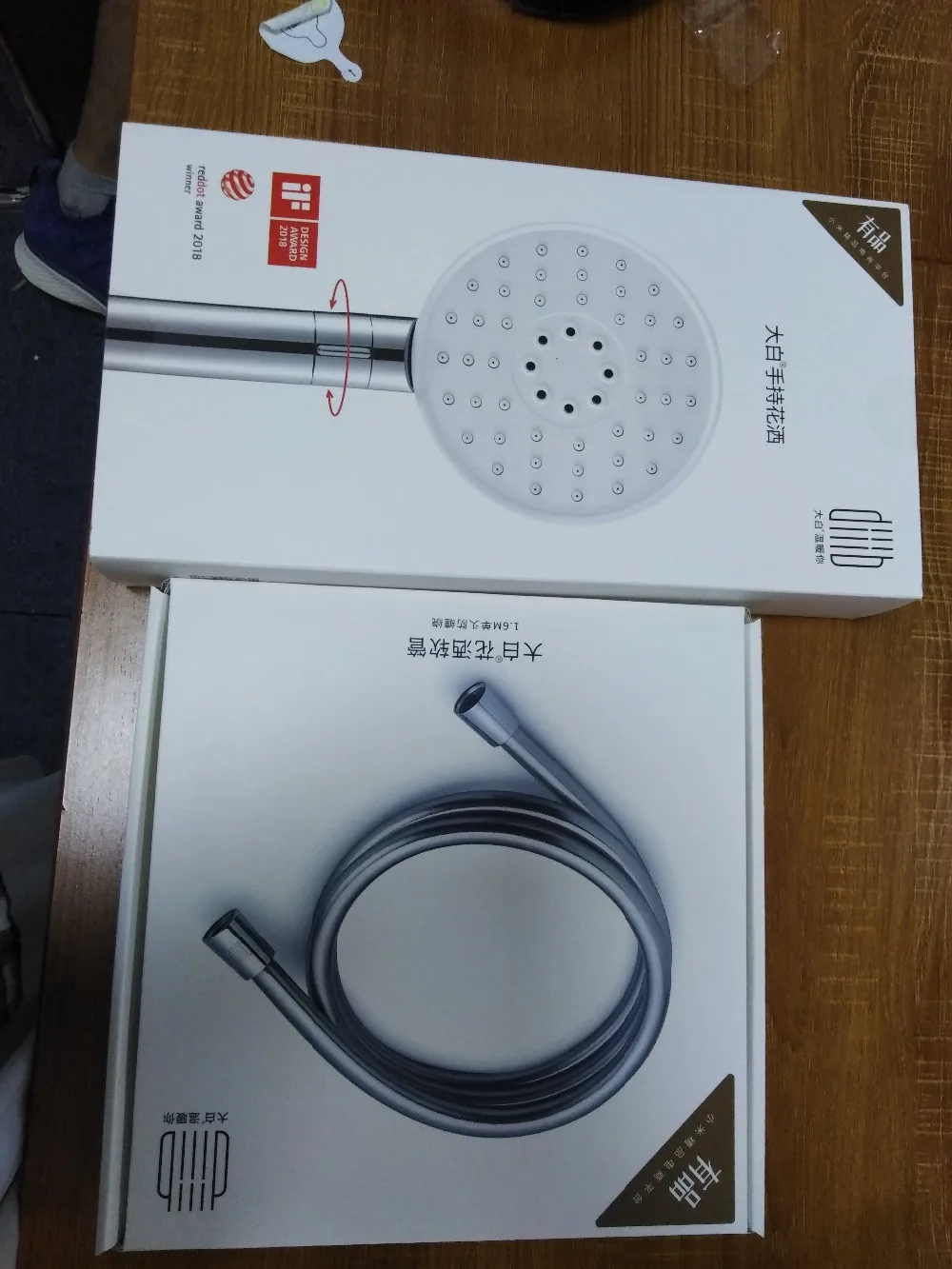 Xiaomi dabai Diiib 3 режима ручной душ ПВХ Matel мощный массажный душ с головкой набор 360 градусов 120mm53 отверстие для воды