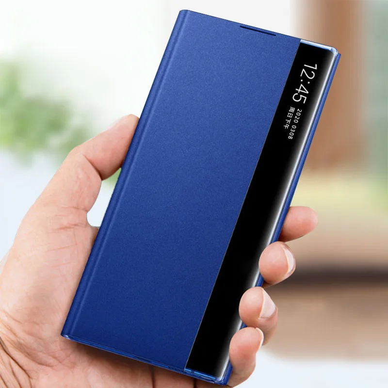 X3 Pro Flip Cover Leather Case For Xiaomi Poco X3 NFC M3 Cases Smart View Redmi Note 10 9 9C 9A 8 9S 8T Mi Note 10 11 Lite 10T
