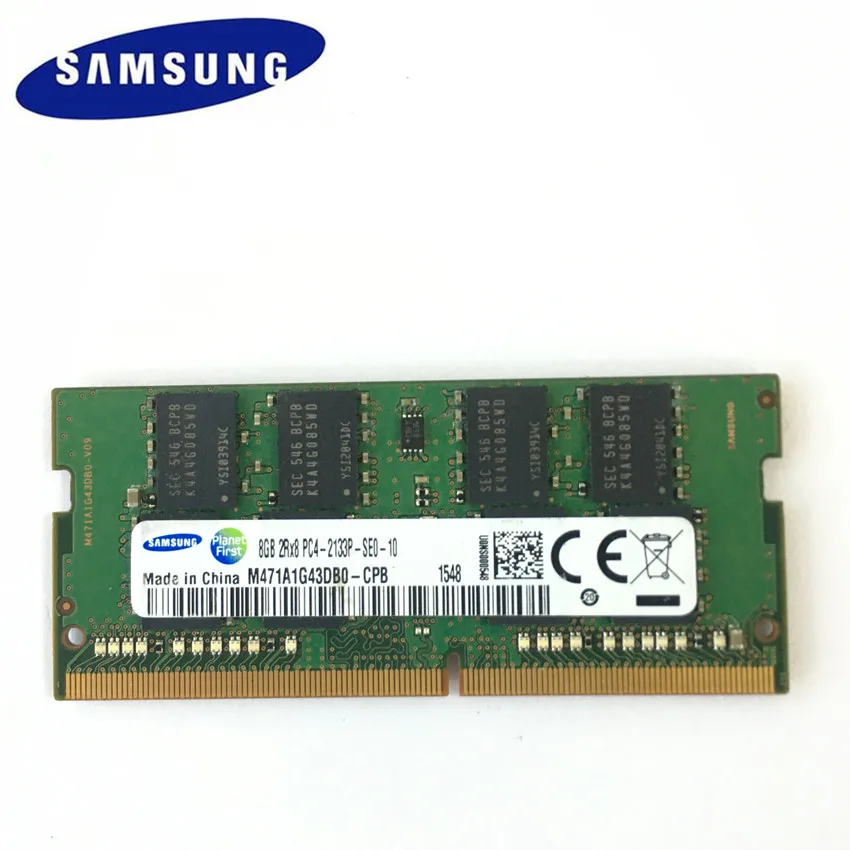 Оперативная память для ноутбука Samsung DDR4 8 ГБ PC4 2133P DIMM Гб 2133 МГц|Оперативная память|