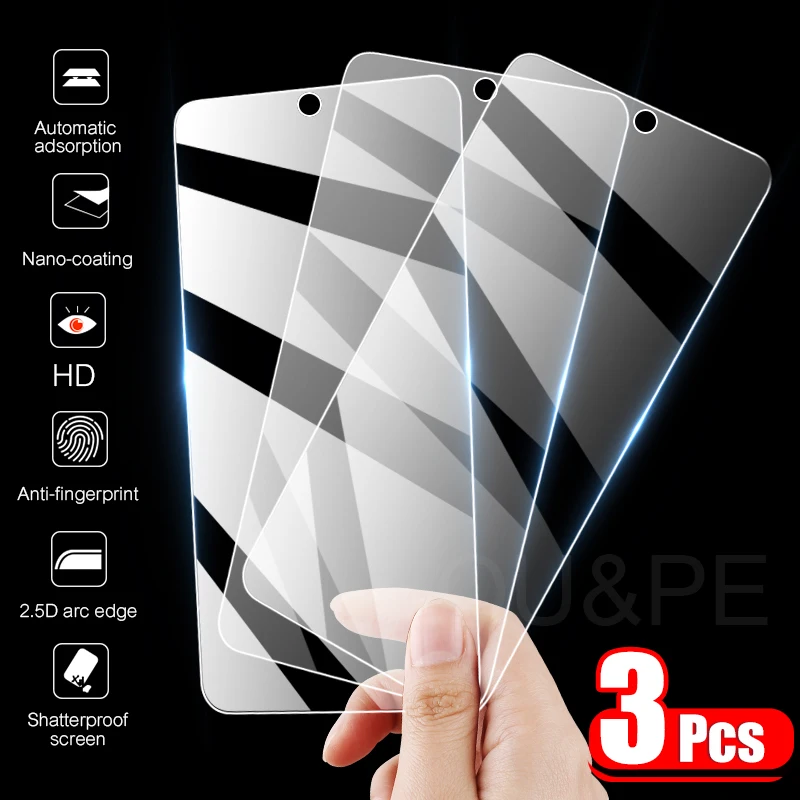 

3Pcs Tempered Glass For Samsung Galaxy A50 A51 A52 A70 A71 A72 A10 A40 A60 Screen Protector For Samsung A20E A30S A31 M31 Glass