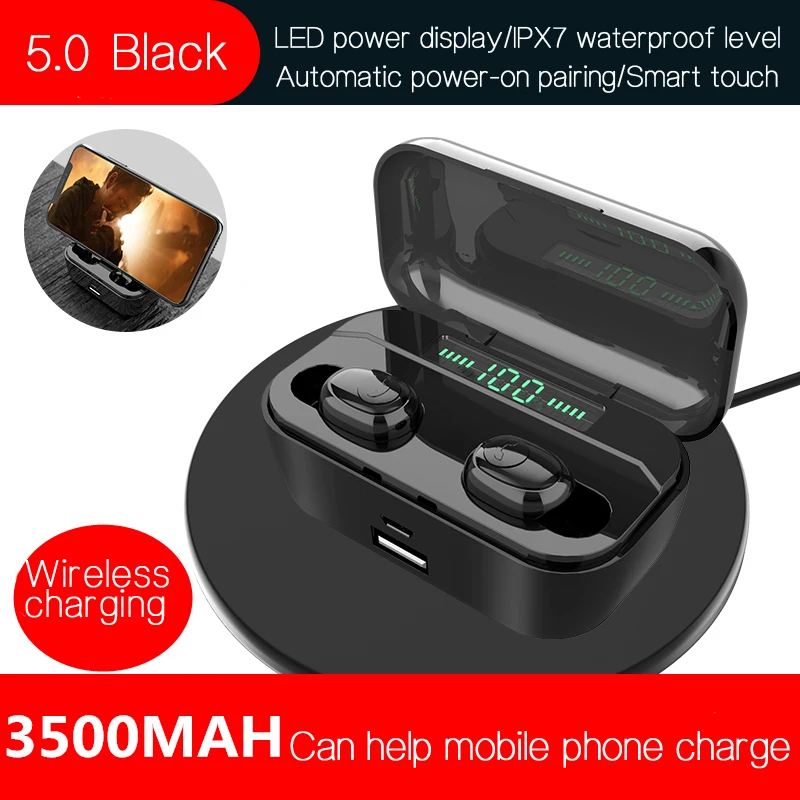 Новинка Bluetooth 5 0 наушники G6s TWS беспроводные спортивные Hands Free 8D стерео игровая