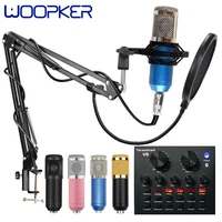 bm 800 microphone studio recording kits bm800 condenser microphone for computer phantom power bm 800 karaoke mic sound card