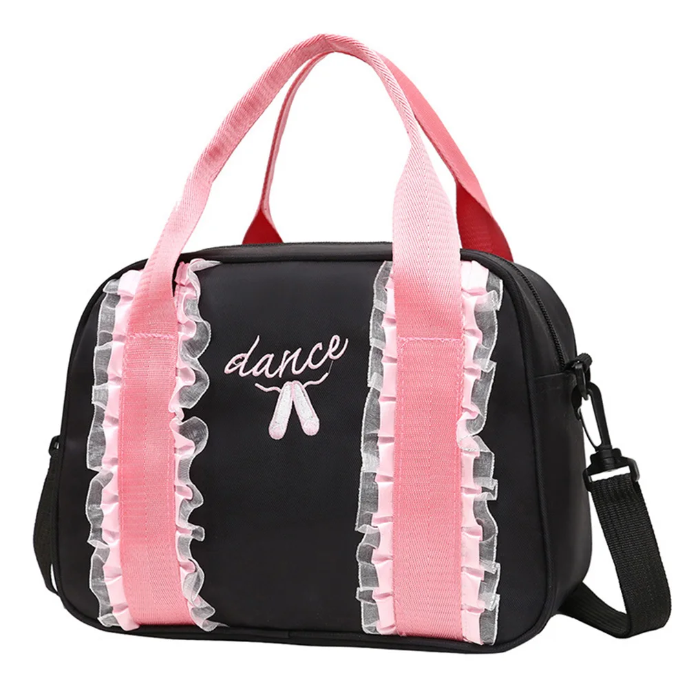 Girl Duffle Bag Handheld Swimming Backpack Large Capacity Picnic Embroidered Tote Outdoor Camping Dance Ballet Accessories | Тематическая
