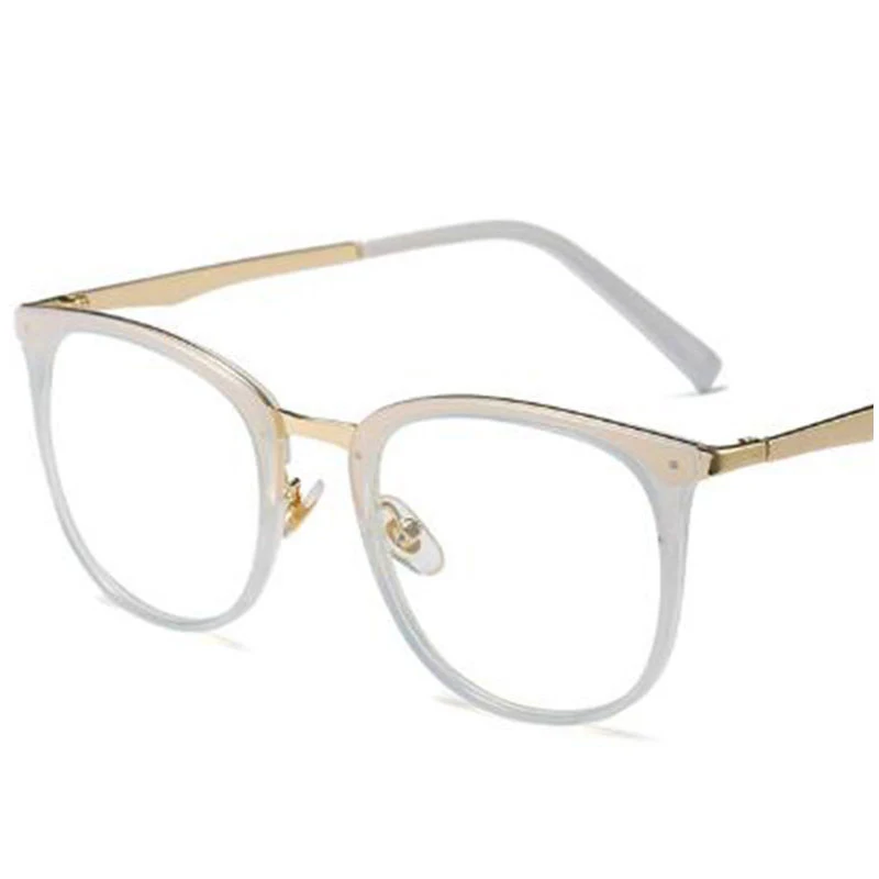 Модные Розовые Квадратные очки оправа для женщин и мужчин винтажные прозрачные