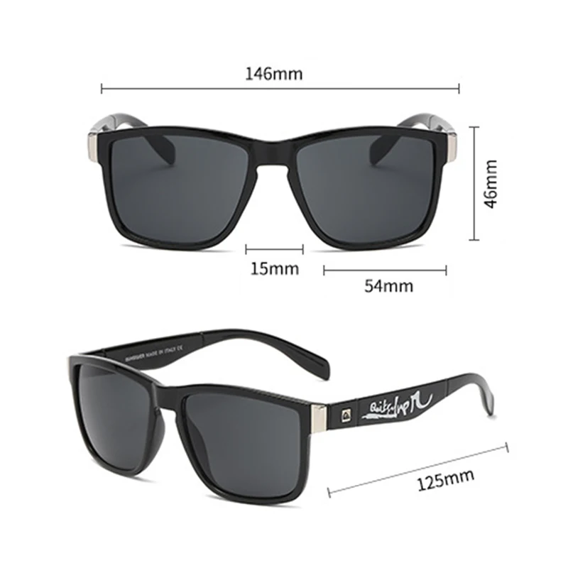 

QS056 Classic Square Sunglasses Men Women Sports Outdoor Beach Surfing Sun Glasses UV400 Goggles