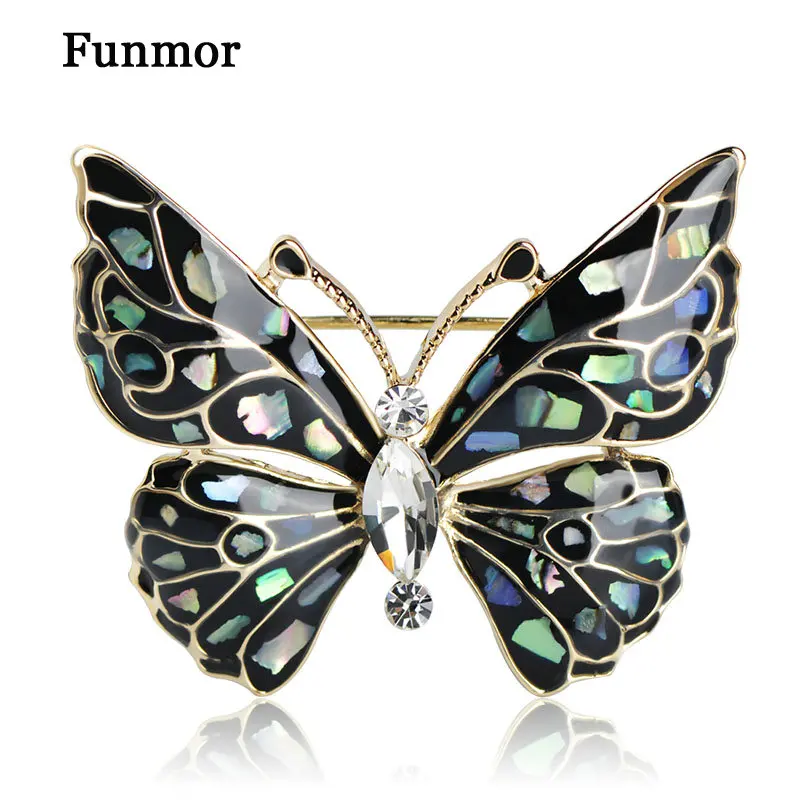 Женская/Детская эмалированная брошь бабочка Funmor|butterfly brooches for women|animal broochbrooches women |