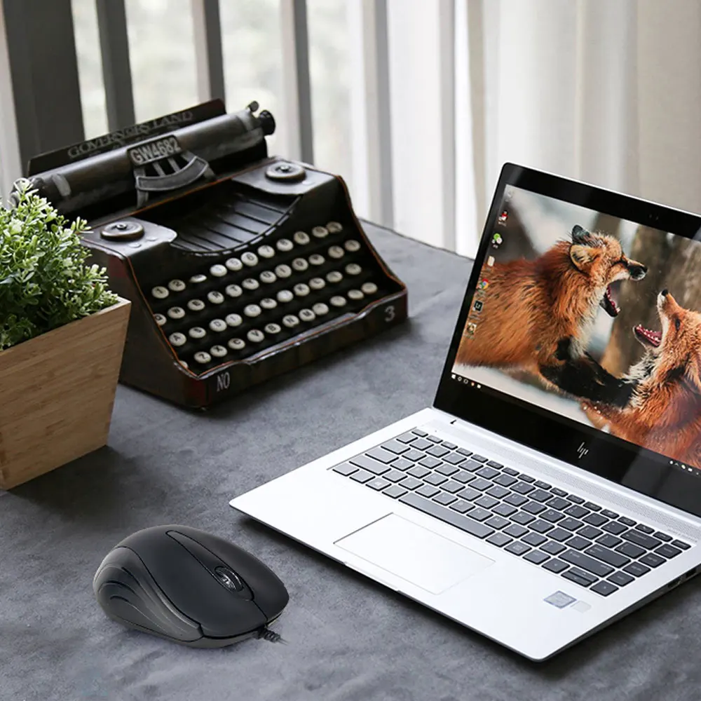 Hp S300 эргономичная дизайнерская мышь для компьютера, ноутбука, портативная проводная USB мышь, удобная на ощупь, настольная, деловая, Офисная мышь