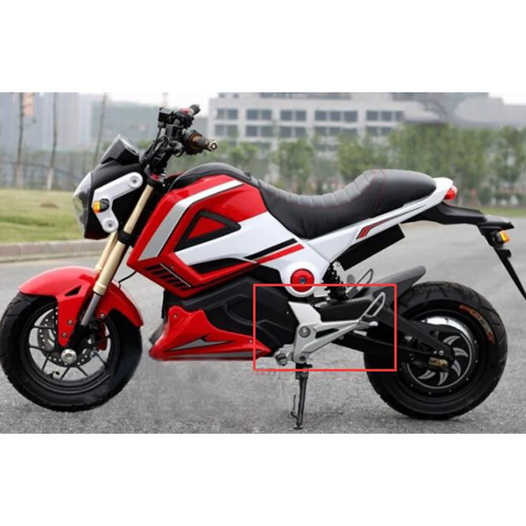 

2 Pieces Front Rear Motorcycle Footrest Foot Pegs For Grom MSX125