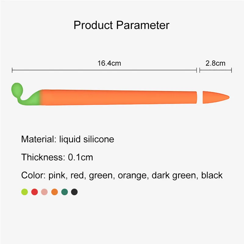 Милый боб мягкий силиконовый чехол для карандаша Apple Pencil 2 стилуса противоударный