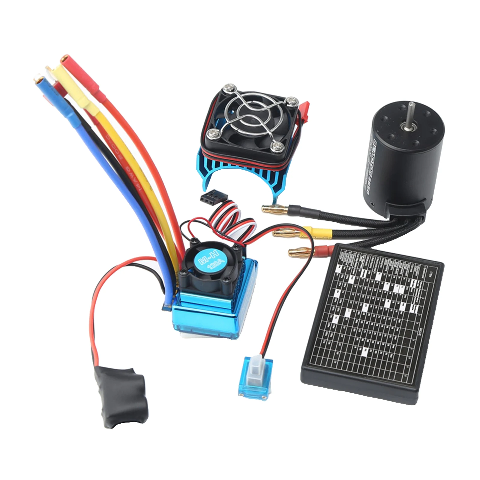 Metal 3900KV Brushless Motor ESC Combo for 1/10 1/8 Monster RC Car /Boat | Игрушки и хобби