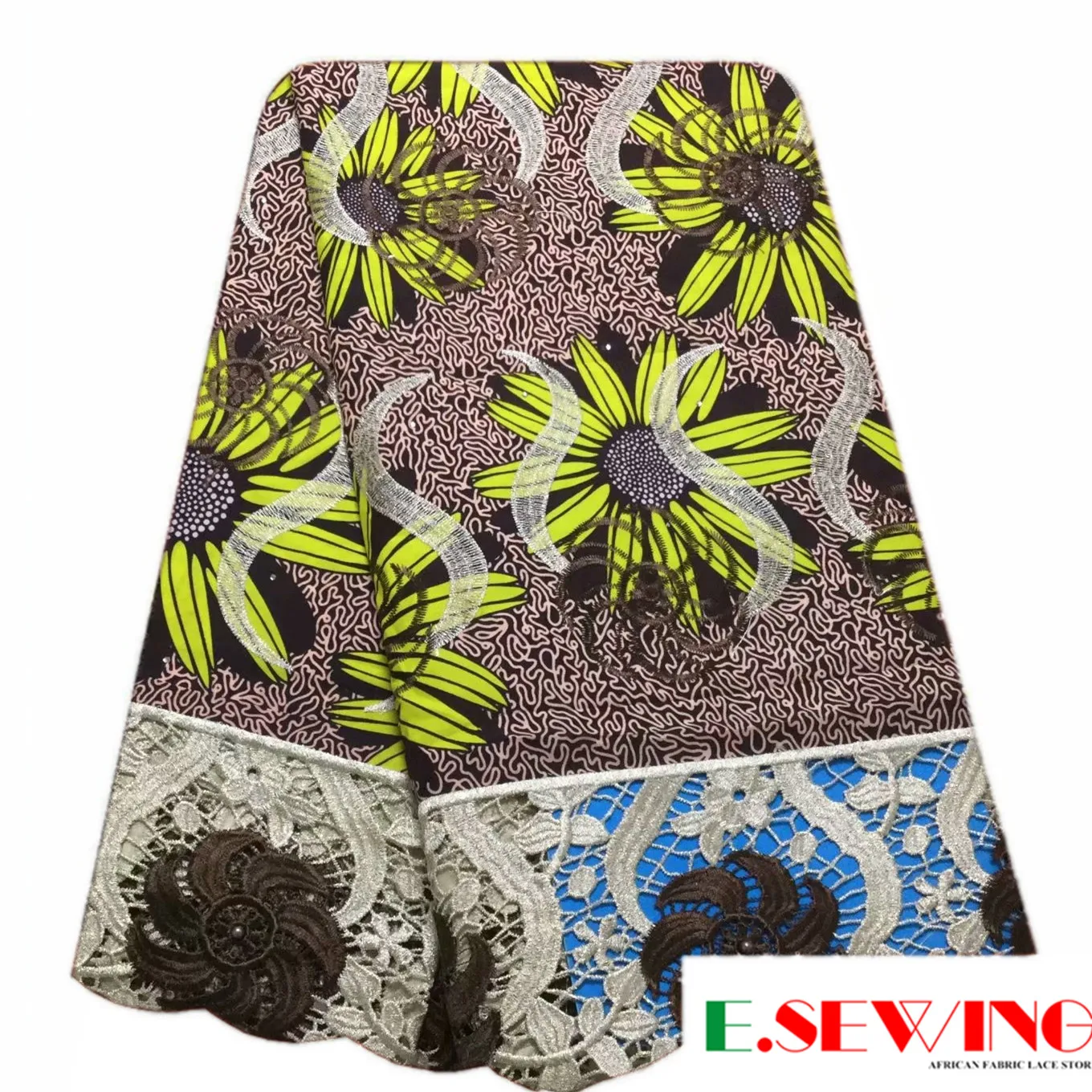 Африканские Восковые печатные ткани настоящий воск принты реальный Нигерия wrappa