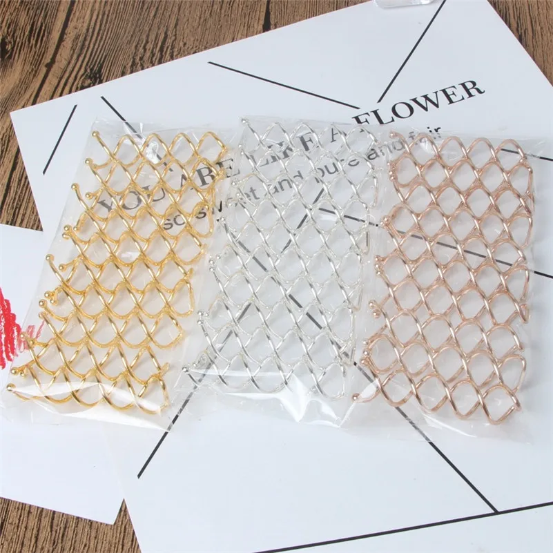 Заколки-невидимки для волос женские золотистые/серебристые 10 шт. |