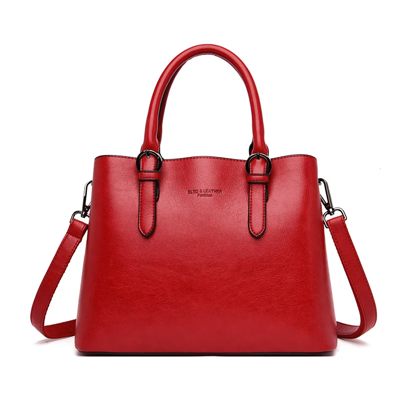 

New casual solid zipper large capacity shopping tote bags handbags women famous brands ladies office work clutch messenger bag