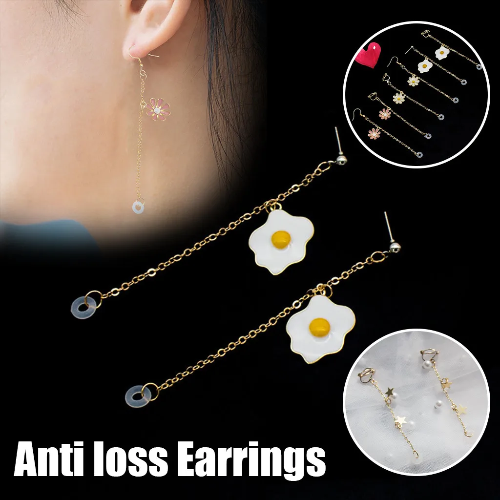 Женские серьги гвоздики с защитой от потери беспроводные наушники практичные