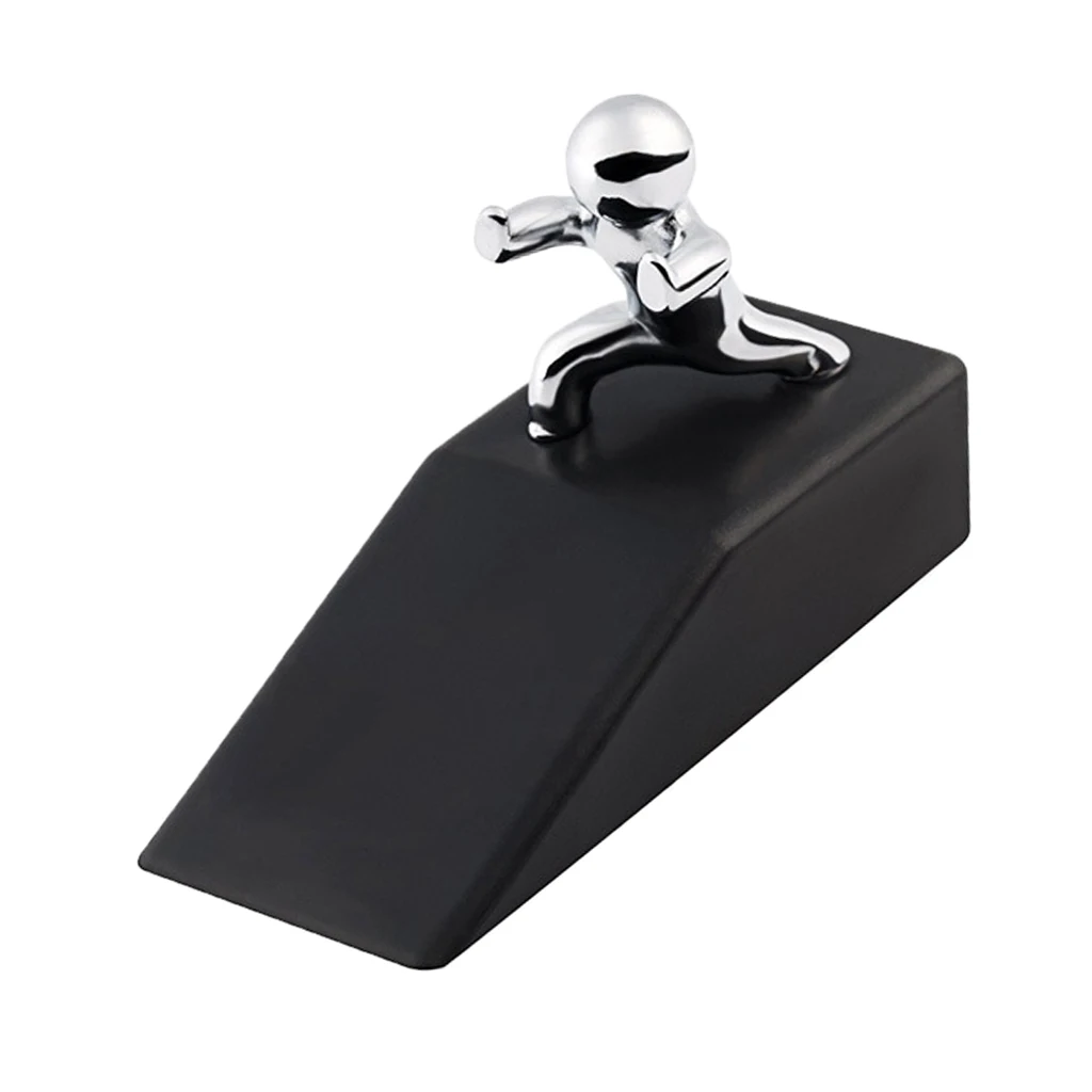 

Rubber Door Stopper Stop Wedge Leaf Gates Protection Baby Finger Safety