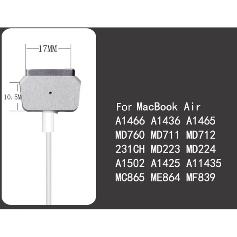 

Type C Female to for Magsafe 2 Cable Adapter, Suitable for Apple Air / Pro 45W 60W