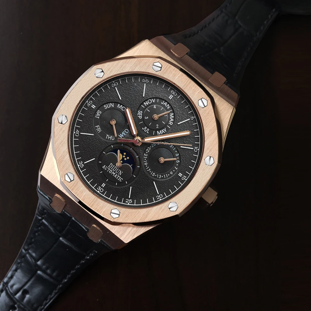 Мужской ремешок для часов Didun часы Лидирующий бренд Роскошные автоматические