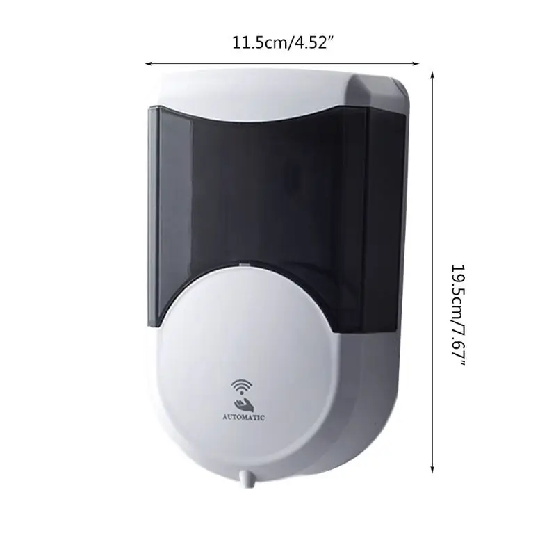 

Automatic Sensing Wall-mounted Contactless Soap Dispenser with Window Smart Sensor Hand Sanitizer Shampoo Container for