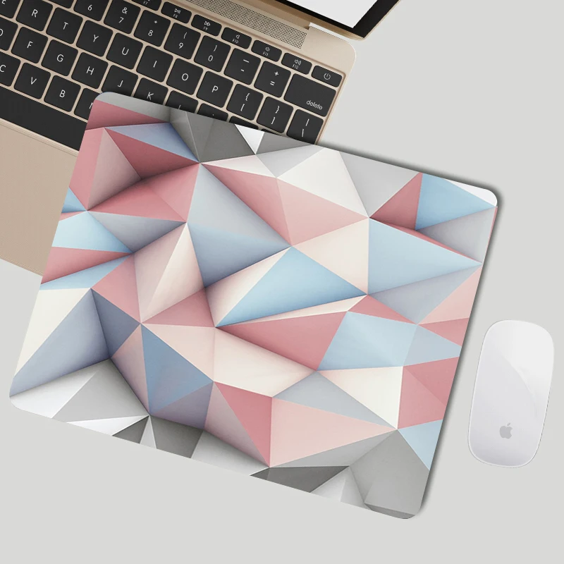 

Gaming Keyboard Pad Gamer Computer Table Cheap Gaming Laptop Rubber Mat Geometry Gamer Accessories Pc Mouse Pad Small Mousepad