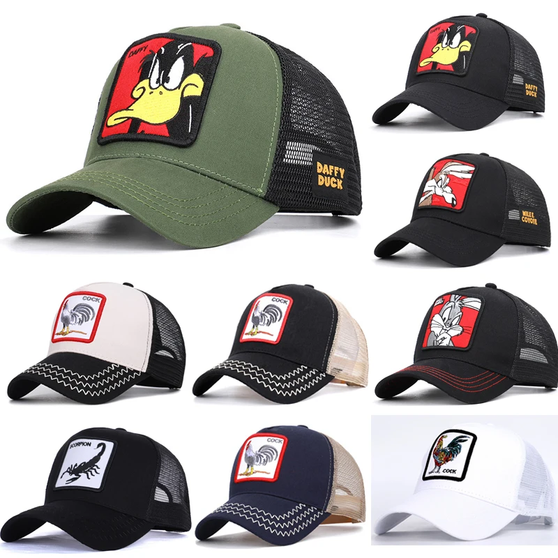 2021 Животные вышивка Для Мужчин's Бейсбол Кепки женщин мужчин Snapback шляпа в стиле