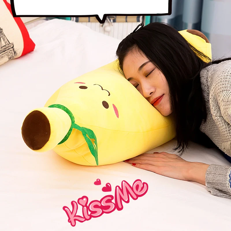 Подушка плюшевая в виде банана фруктов 50/70/80 см|Мягкие игрушки растения| |