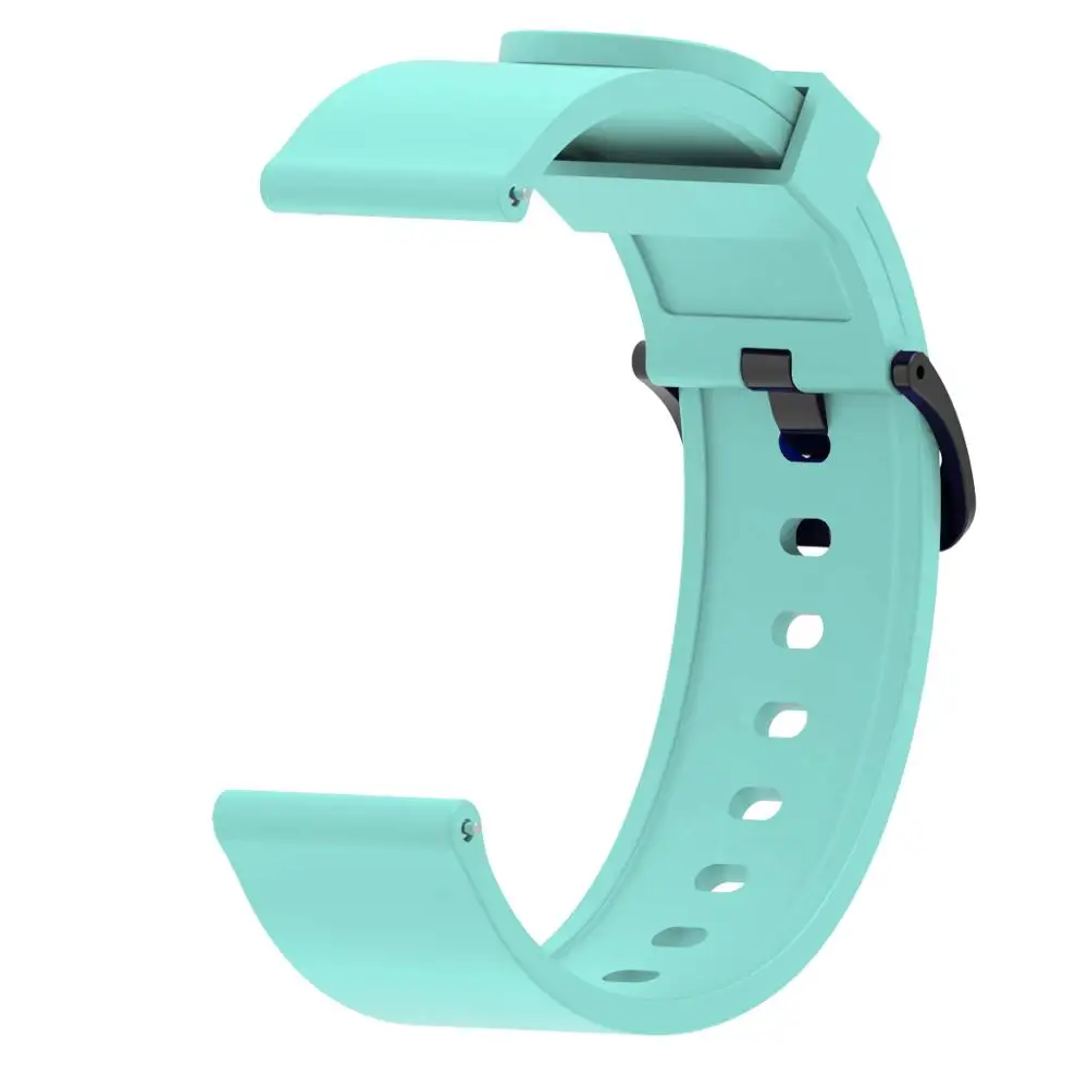 Mint green Silicone band For Xiaomi Huami Amazfit GTS GTR 42mm Bracelet for Huami Amazfit Bip Bit Pace Lite Wrist Strap 20mm Watchband - Цвет ремешка: Mint green