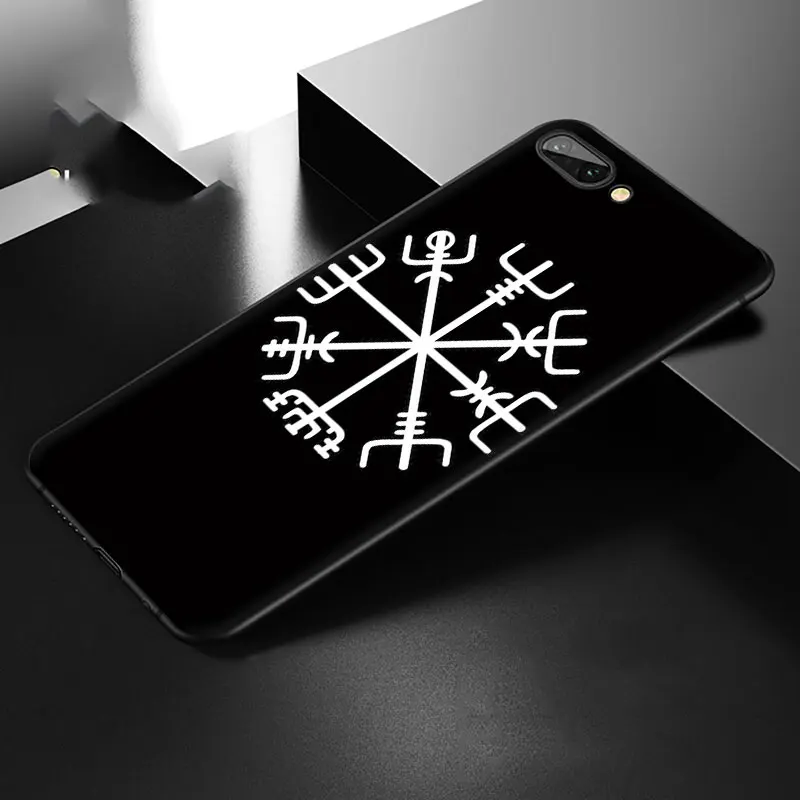 EWAU Viking Vegvisir Odin скандинавский мягкий чехол для телефона huawei Honor view 20 9X 6A 7A 7C 7X 8C 8X Pro 8 9 10 Lite