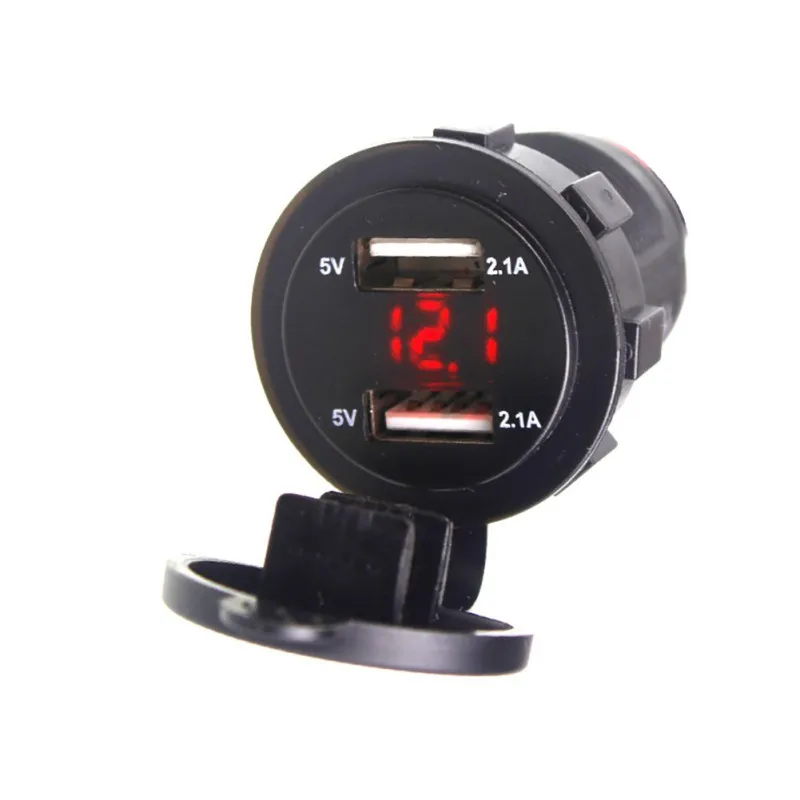 Зарядное устройство для мотоцикла с двумя USB портами Модифицированная проводка