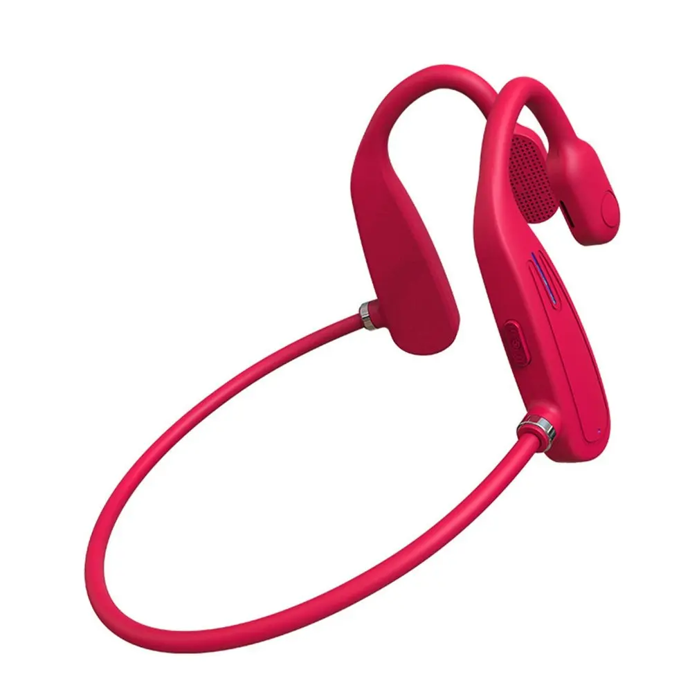 

Bone Conduction Wireless Earphones Open Ear With Ear Hook With Microphone Long Standby Sports Waterproof Earbuds