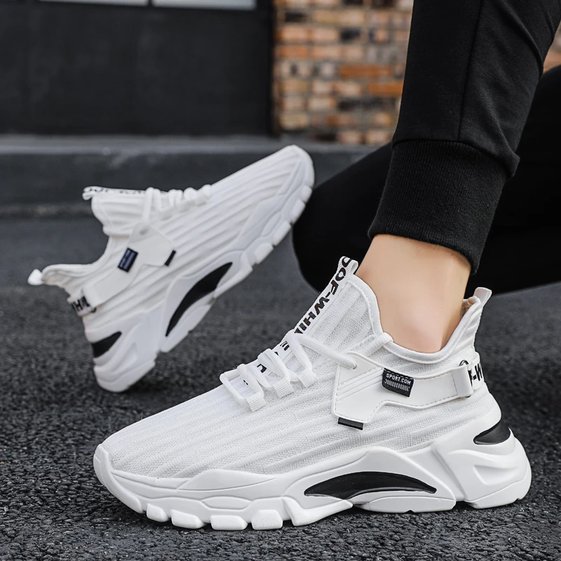 

Men Sneakers Platform Vulcanized Man Mixed Color Dad Shoes Trainers Mesh Loafers Casual Walking Shoe Zapatos Hombre