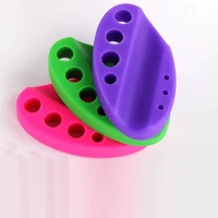 1pc oval silicone tattoo pen holder stand for microblading pigment ink cup machine permanent makeup accessories