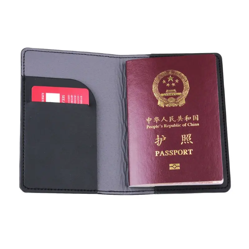 Кожаный чехол для паспорта унисекс Mr Mrs с буквенным принтом багажной биркой