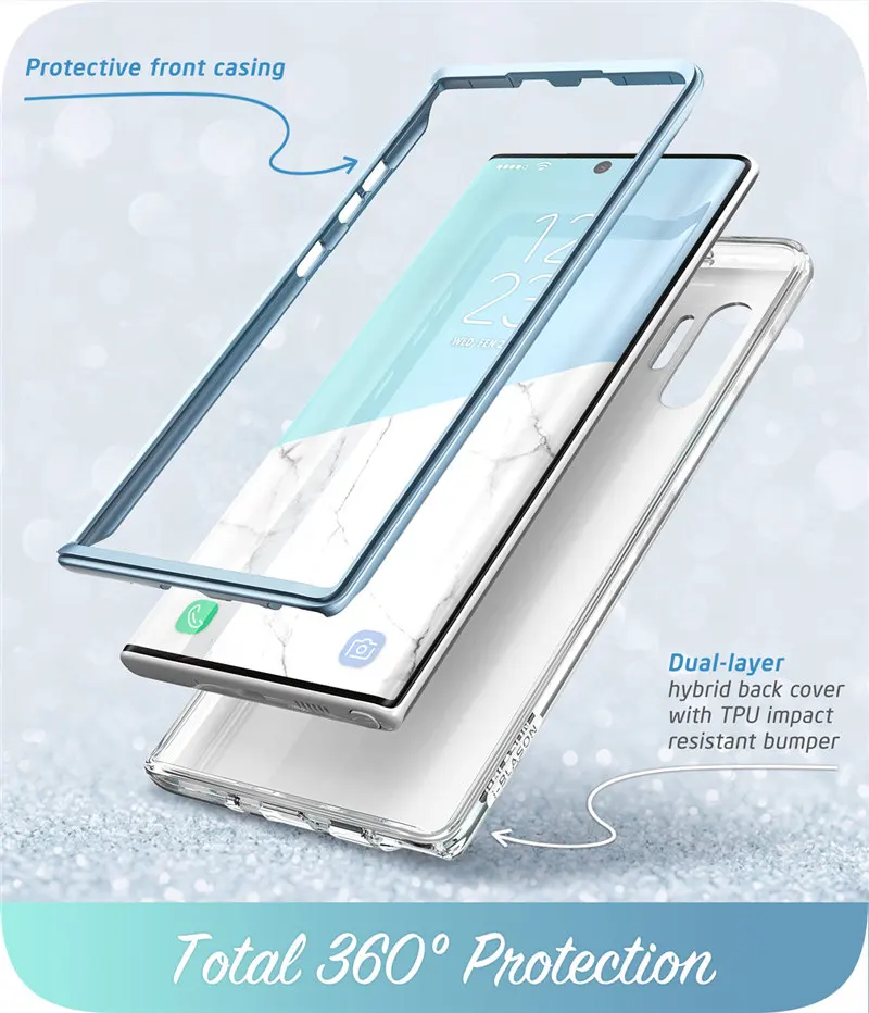 Чехол для samsung Galaxy Note 10( выпуск) i-Blason Cosmo Full-блеск для тела Чехол под мрамор без встроенного протектора экрана
