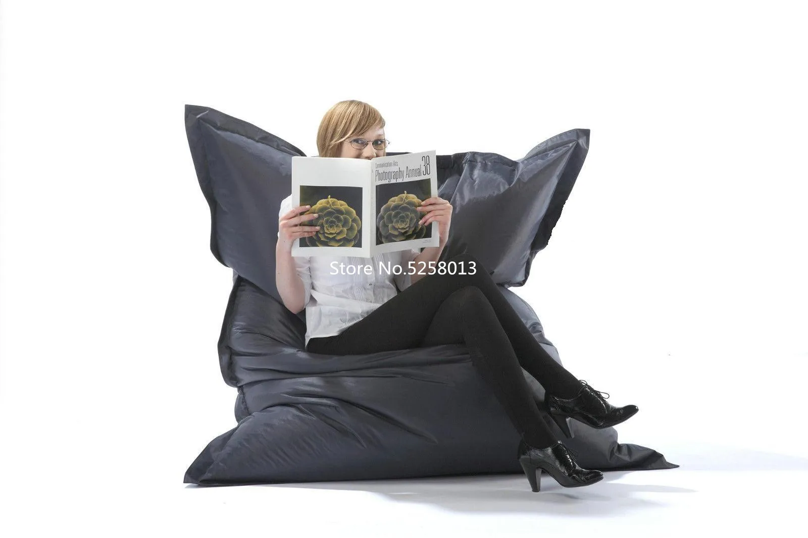 4 футов Jaxx Pillowsak Jr. На открытом воздухе младшей мешок фасоли, дети погремушка диванную подушку-водонепроницаемый, пыленепроницаемый, Цвет водоотталкивающей пропиткой