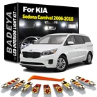 BADEYA светодиодная интерьерная с Canbus купол багажник светильник комплект для KIA Sedona для Carnival 2006-2013 2014 2015 2016 2017 2018 Автомобильные светодиодные лампы