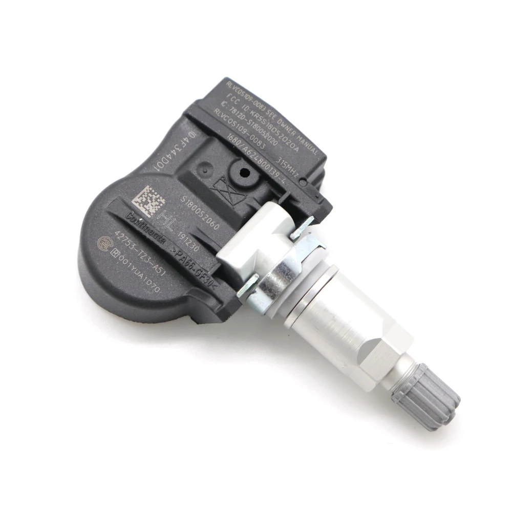 XUAN TPMS датчик давления в шинах 42753-TZ3-A51 для Honda Acura TLX ILX RDX MDX 315 МГц 42753TZ3A51 42753-TX4-A512-M1 |