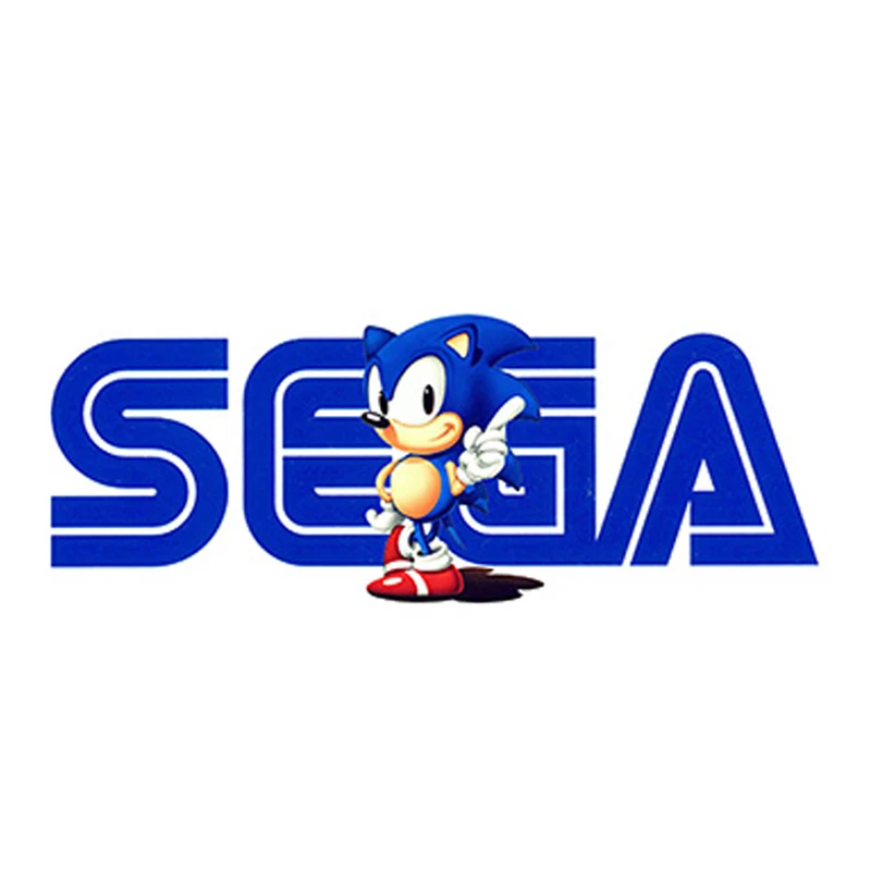 

13 см X 5 см для SEGA Sonic, винтажная наклейка с логотипом, индивидуальные автомобильные наклейки, водонепроницаемые автомобильные аксессуары, ав...
