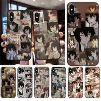 bungou stray dogs phone case for iphone 12 mini se 2020 5 5s 6 6s plus 7 8 plus x xr xs 11 pro max fundas coque cover
