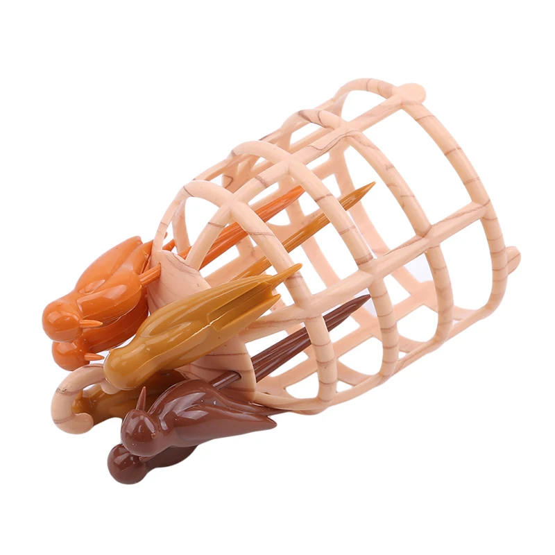 Горячая Распродажа Милая Мини клетка для птиц фруктовый знак пластиковая вилка