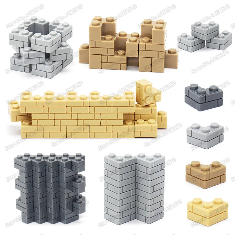 Piece 1x3 Building Blocks Corner Brick Lot Diy Military City Technology Figures Mini Model Moc Child Christmas Birthday Gift Toy | Игрушки и