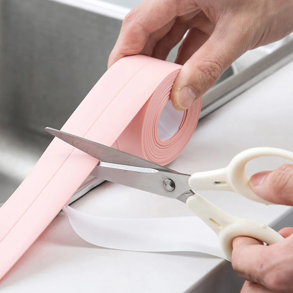 

PVC Wall Sticker Self Adhesive Sink Stove Crack Strip Kitchen Bathroom Bathtub Corner Sealant Tape Waterproof Toilet accessories