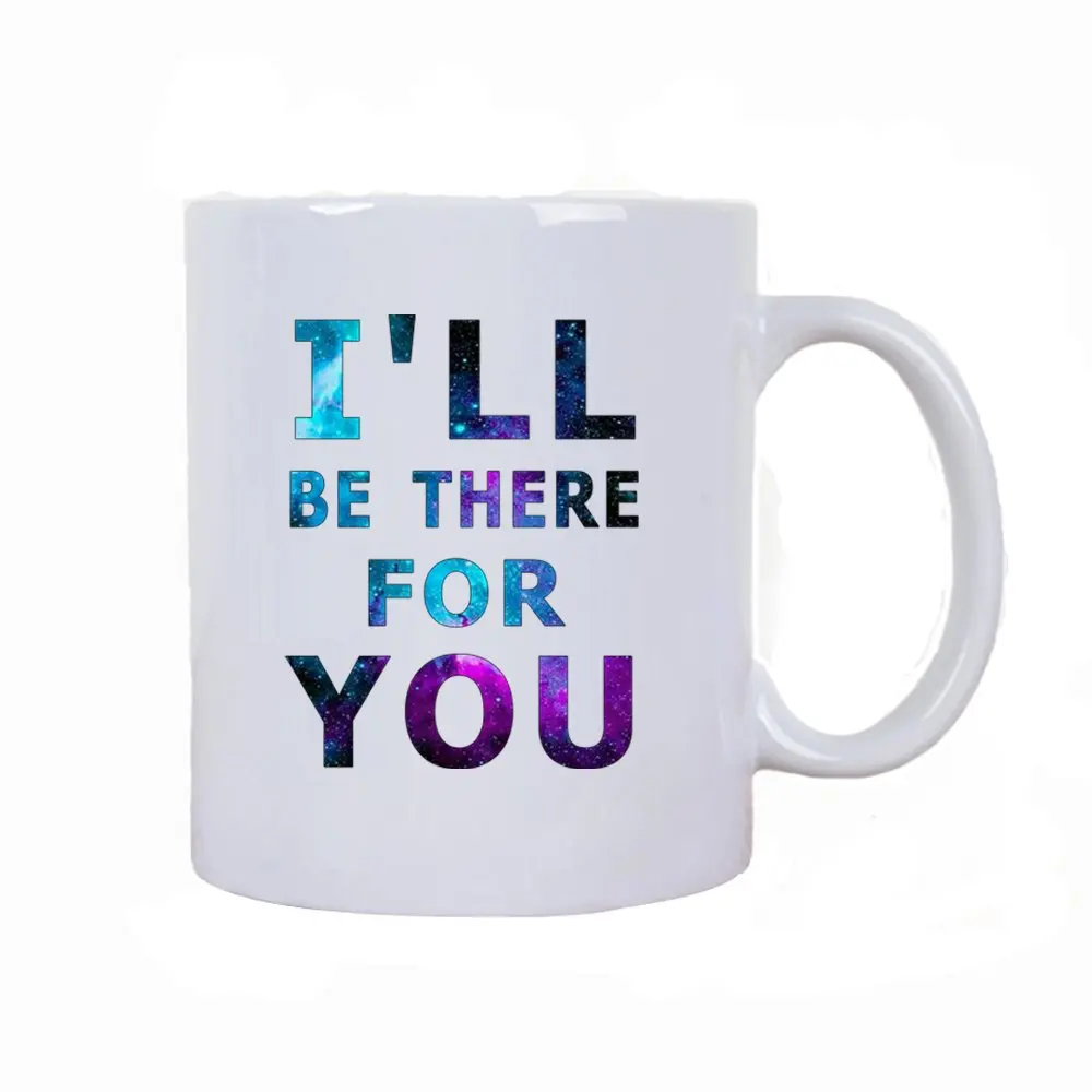 Друзья я буду для вас знак мира цитата 11 унций забавная кофейная кружка забавный