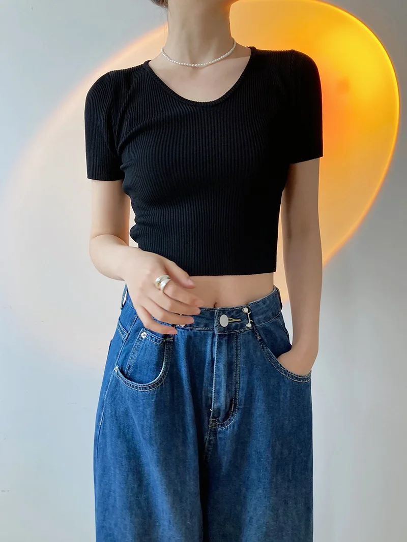 

T shirt casual short sleeve T shirt female o-neck loose women t-shirt tops tee shirt one