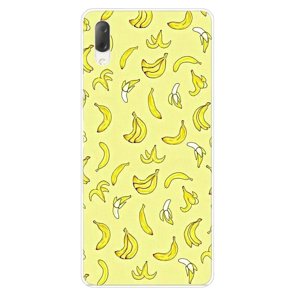 003 Фруктовый лимонный банановый жесткий чехол для Sony Xperia L1 L2 L3 X XA XA1 XA2 XA3 ультра 10 плюс E5 XZ XZ1 XZ2 компактный XZ3 XZ5 2 20 крышка - Цвет: 003