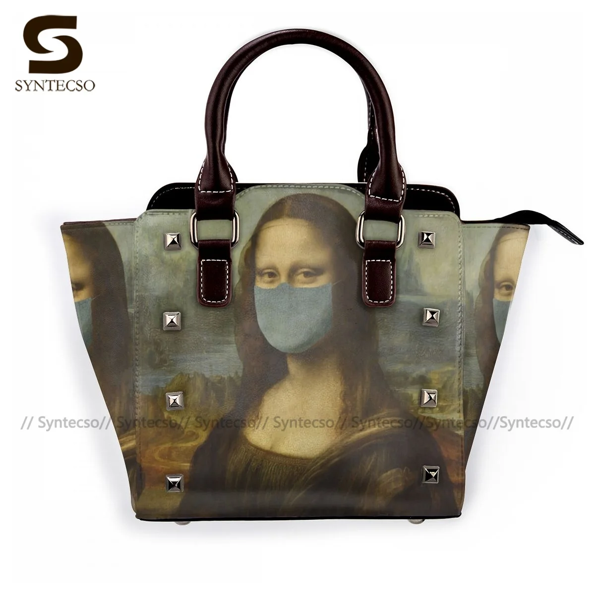 

Сумка на плечо Leonardo Da Vinci женская, уличная кожаная сумочка, подарок в эстетическом стиле