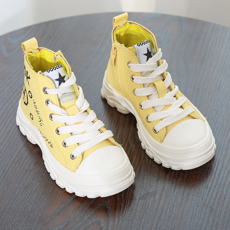 Новинка 2019 года сезон весна-осень детские ботинки для девочек и мальчиков