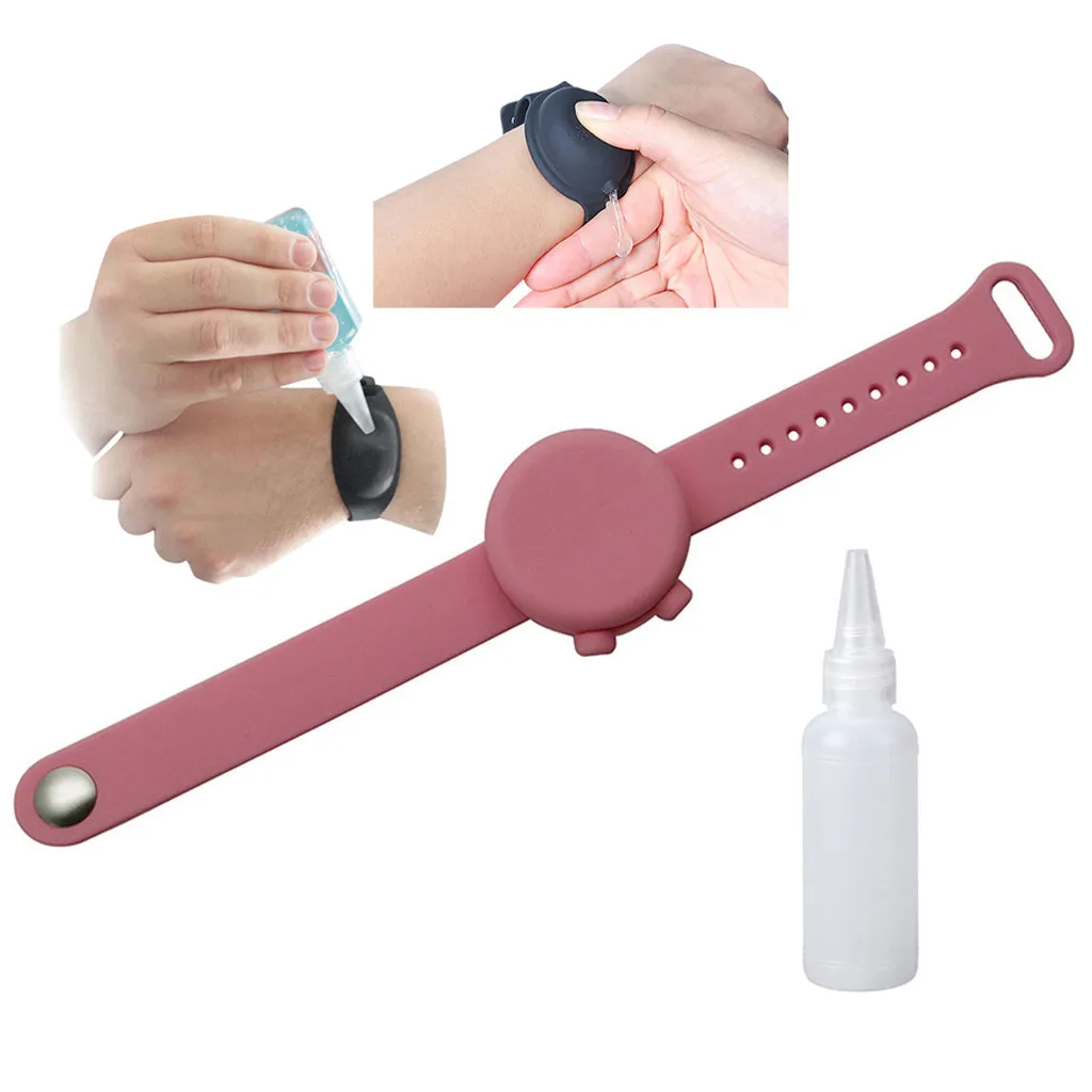 

Wearable Hand Band Wrist Handwash Gel With Whole Sanitizing Adult Kid Wristband Hand Sanitizer Dispenser Pumps Sub-packing A50