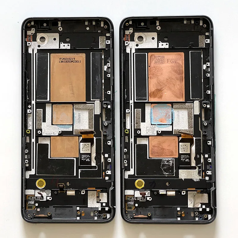 6 78original for asus rog 5 phone 5 pro zs673ks lcd display screen frame touch panel digitizer for rog 5s pro phone 5 ultimate free global shipping