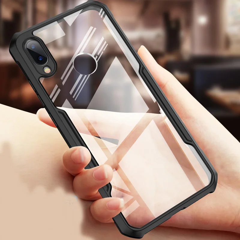 Для Xiaomi Redmi Note 7 Pro 7s ProCase прозрачный противоударный чехол акриловый Бампер Мягкий