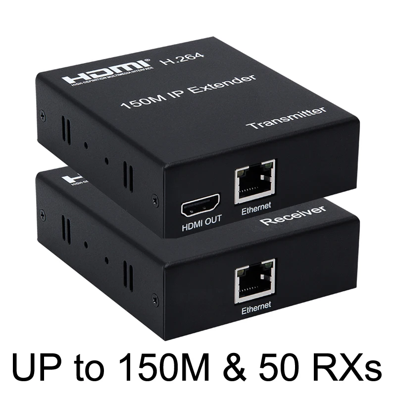 150 м HDMI IP удлинитель по Cat5e Cat6 RJ45 Gigabit Ethernet сетевой кабель-удлинитель Cat 5e/6
